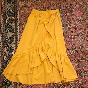 Beautiful deep yellow skirt